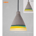 Lampes suspendues d&#39;intérieur nordiques en béton Lampe suspension industrielle en ciment